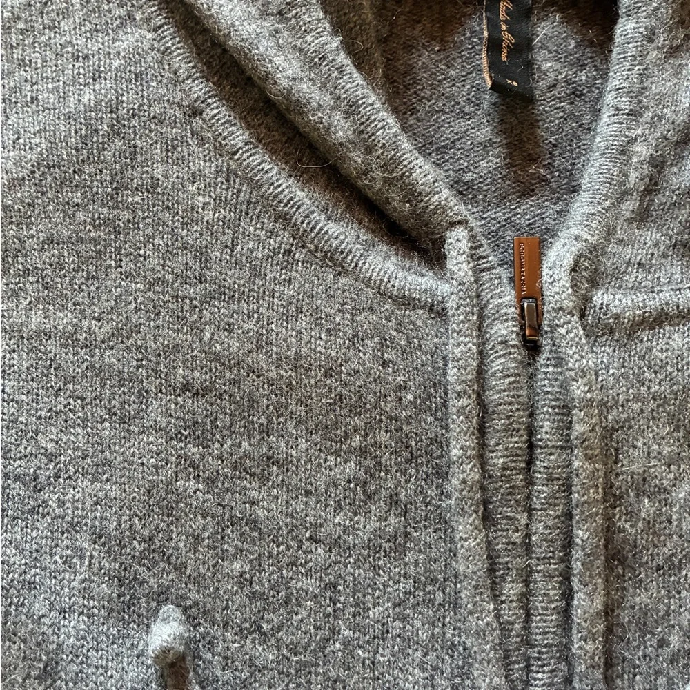 BCBGMaxAzria Cashmere Zip Hoody - Picture 4 of 7